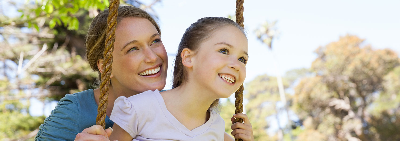 Fabulous Smiles Orthodontics Mother Daughter Outdoors Smiling
