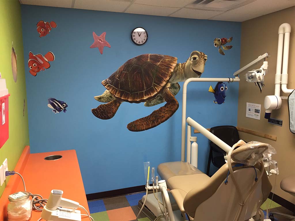 Fabulous Smiles Orthodontics Dunlap Location Nemo Fish Turtle Room Decoration